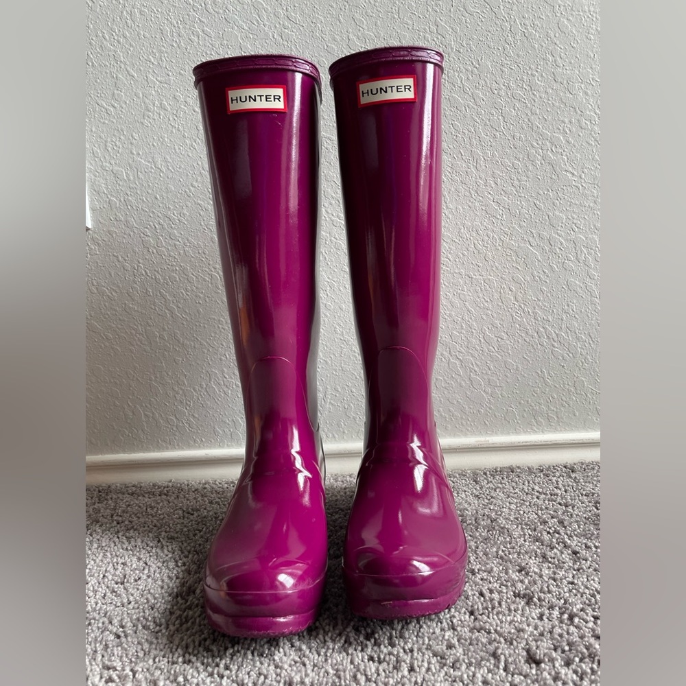 Hunter Original Tall Glossy Rain Boots